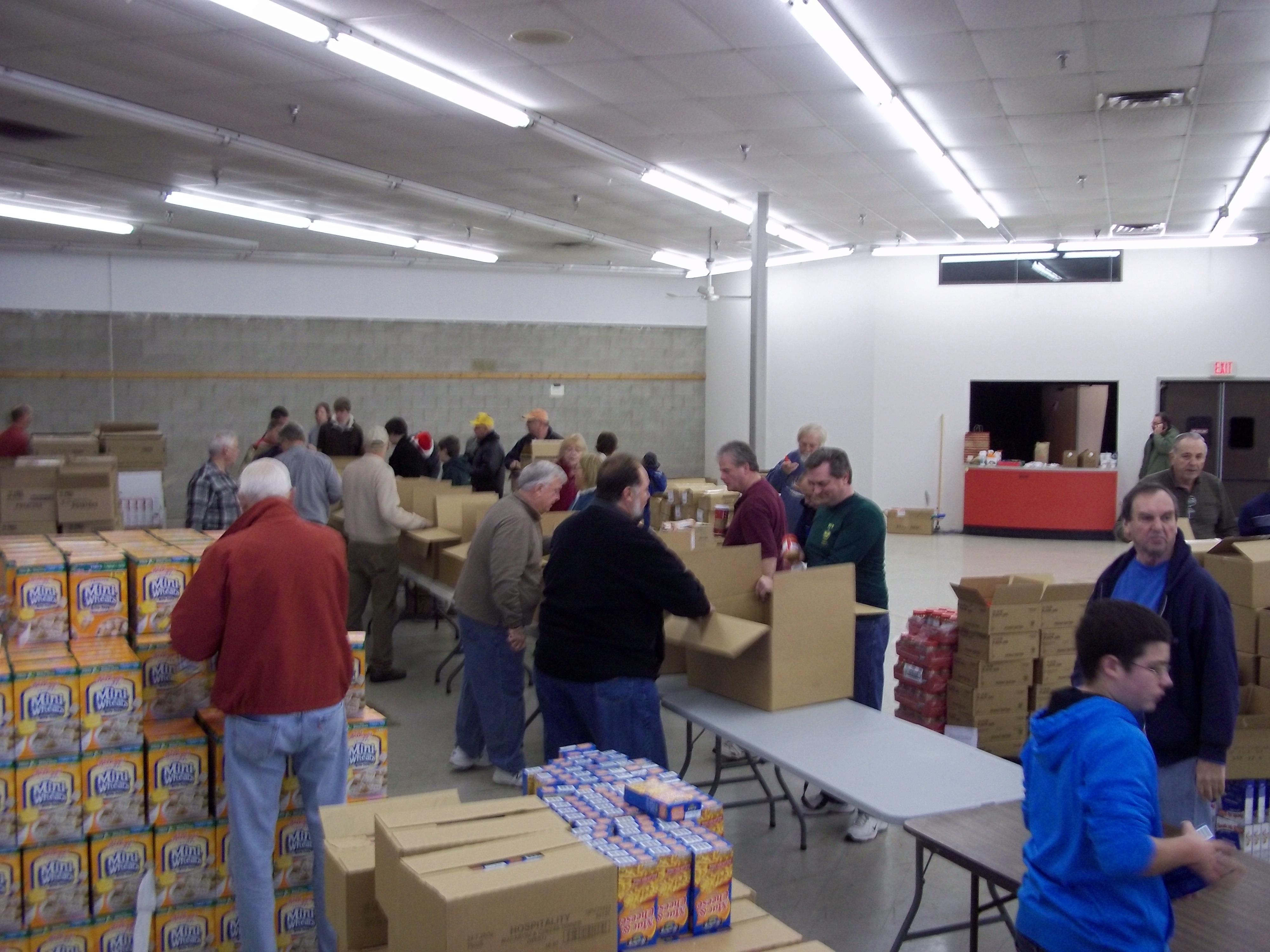food box packing