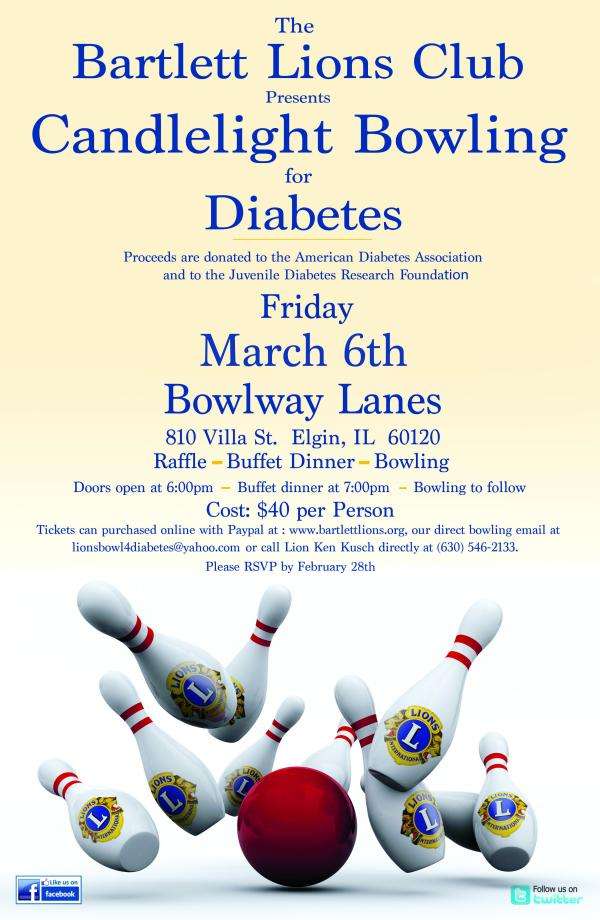 2020 Bowl for Diabetes Poster